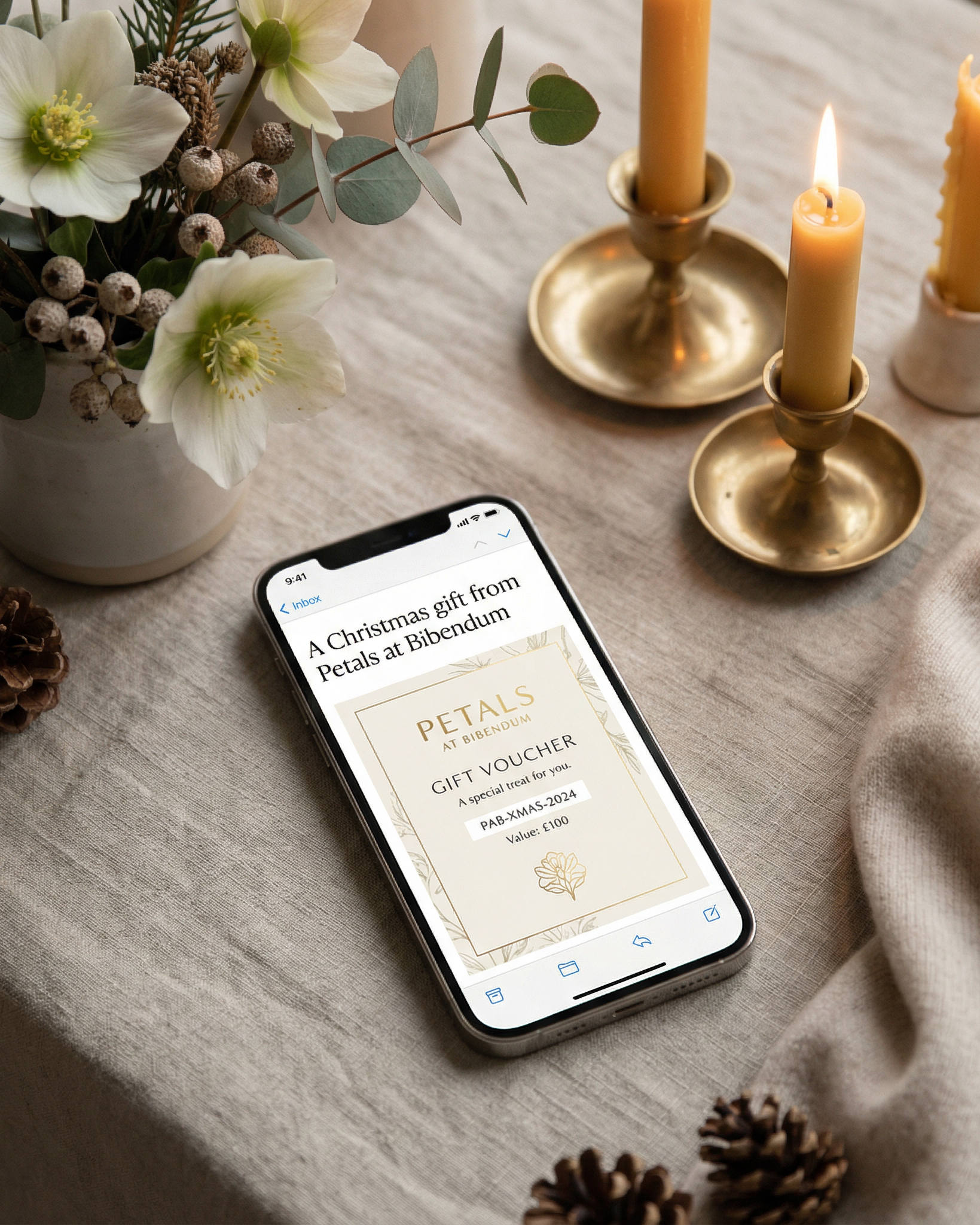 Petals at Bibendum Christmas Gift Voucher