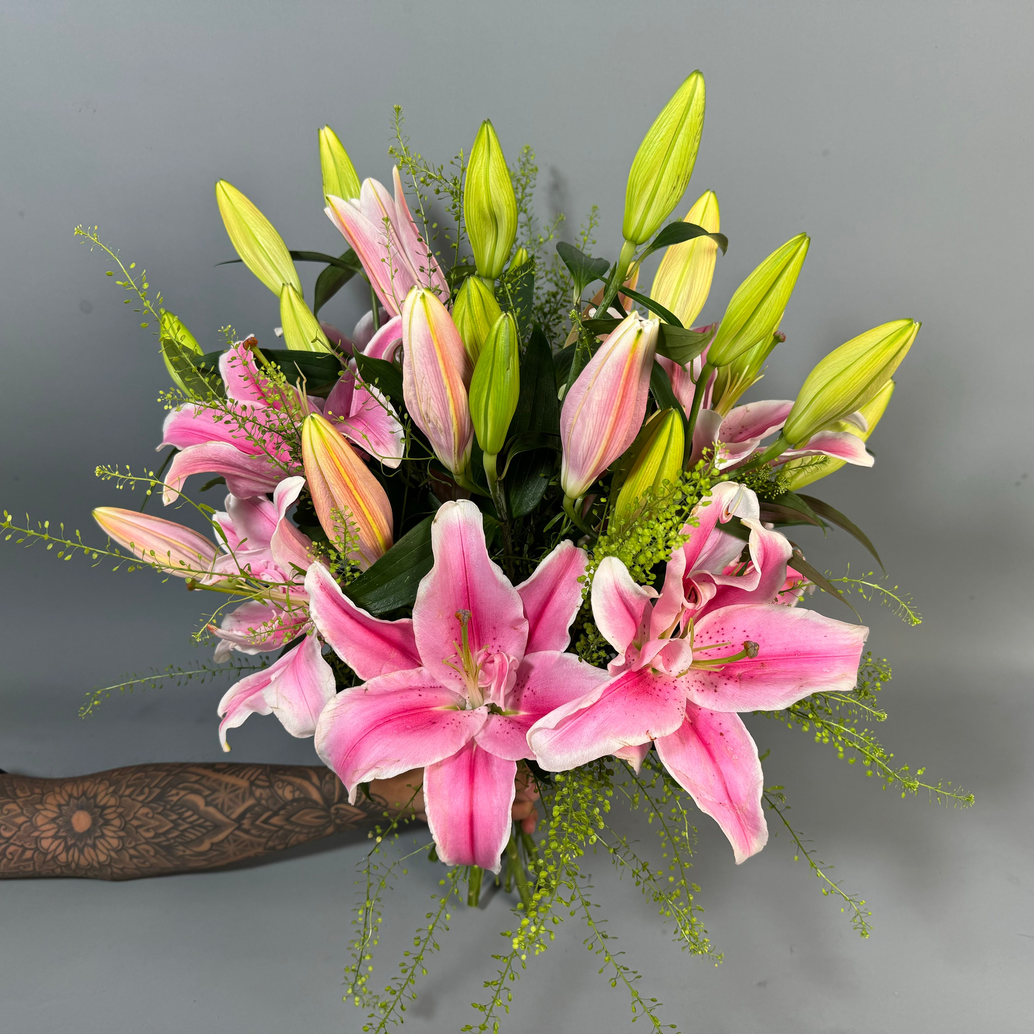 Pink Lily Perfection - Petals at Bibendum