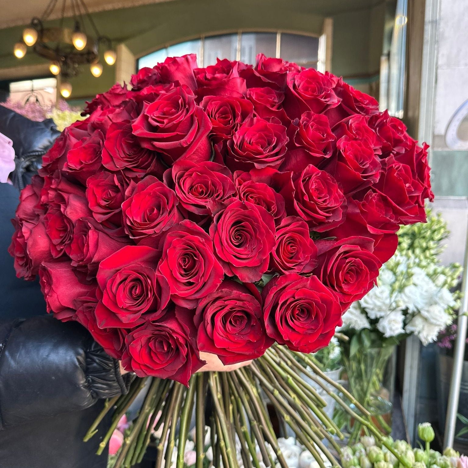 The Grand – 100 Red Roses - Petals at Bibendum