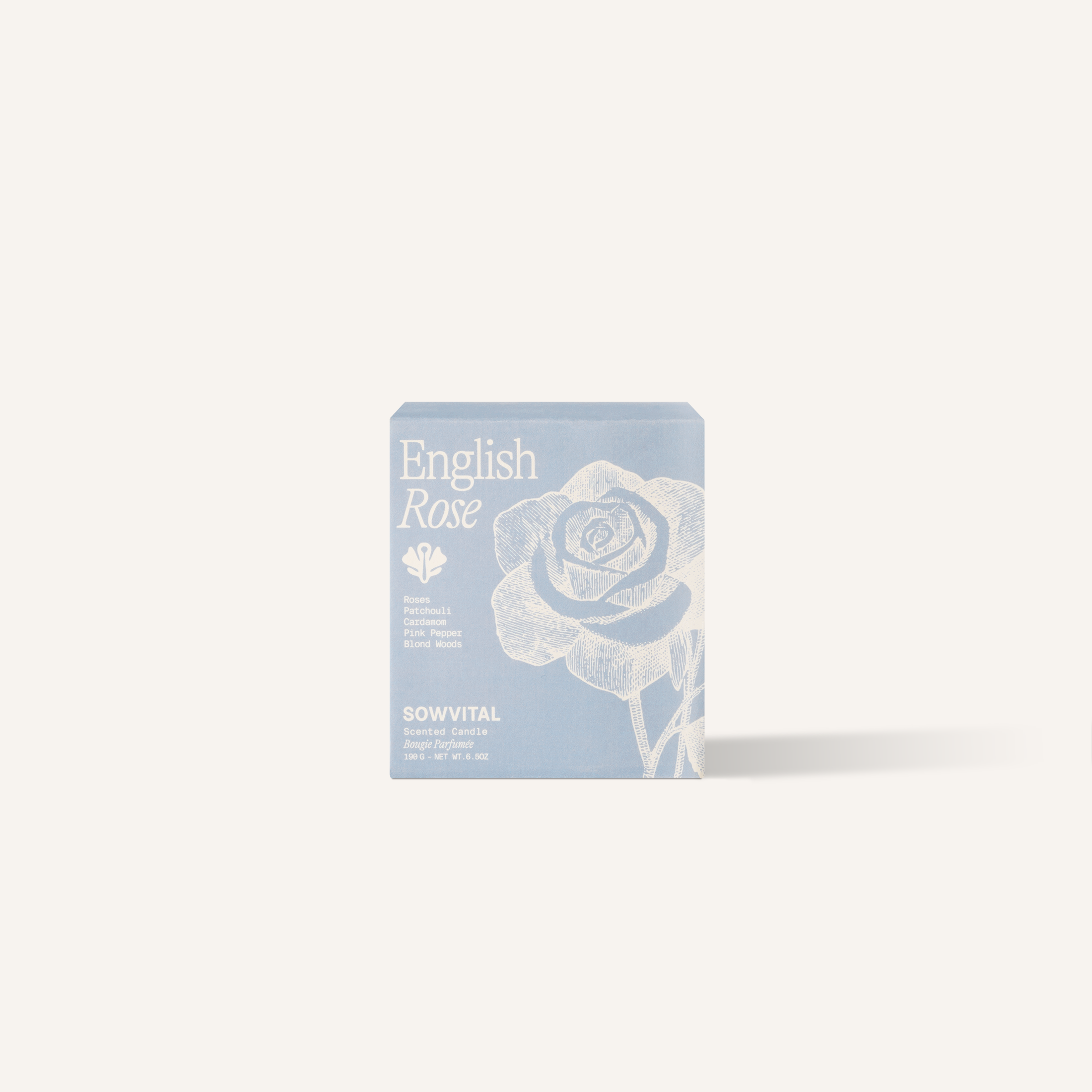 Scented Candle, English Rose