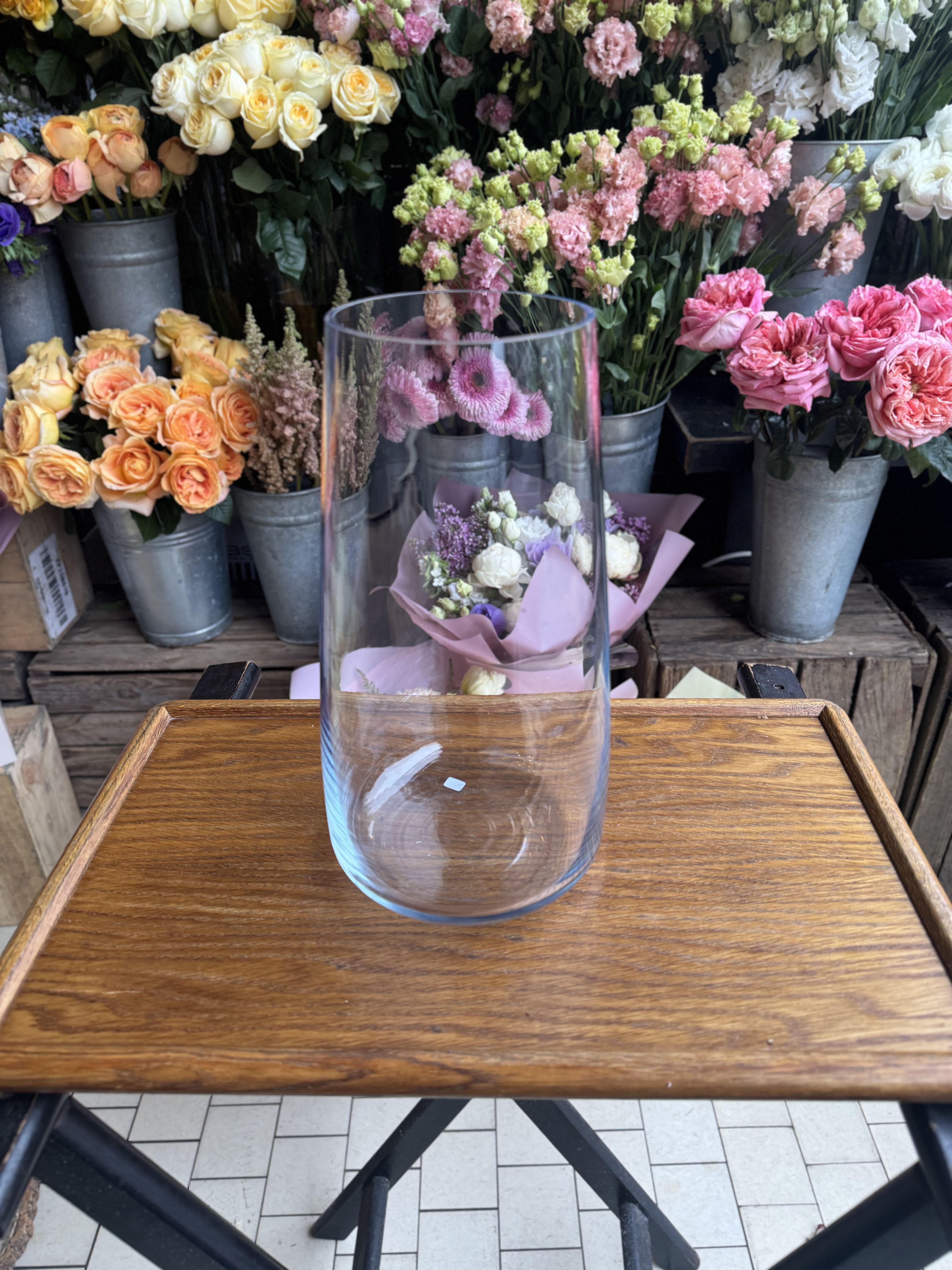 Petals Signature Clear Vase