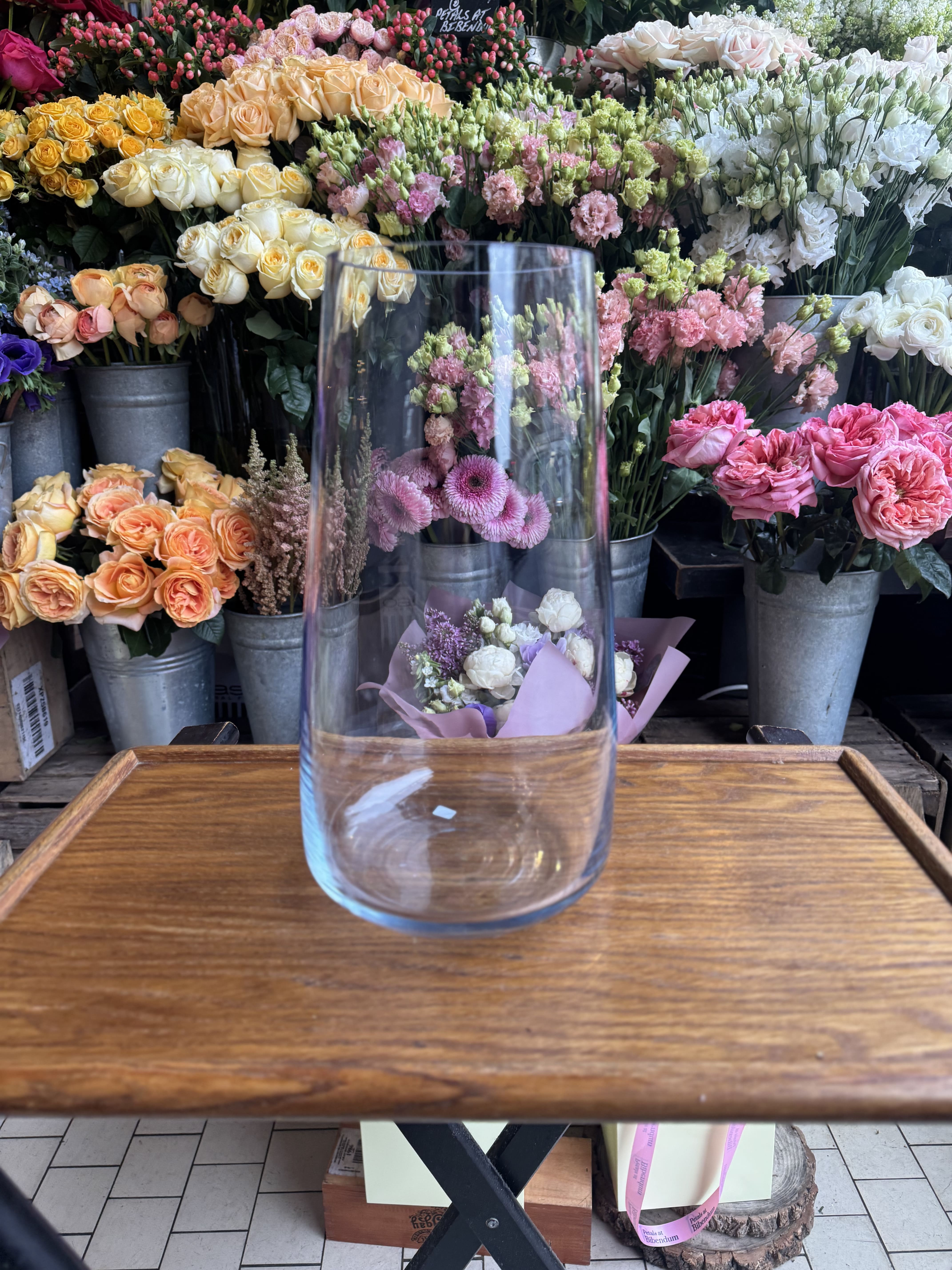 Petals Signature Clear Vase