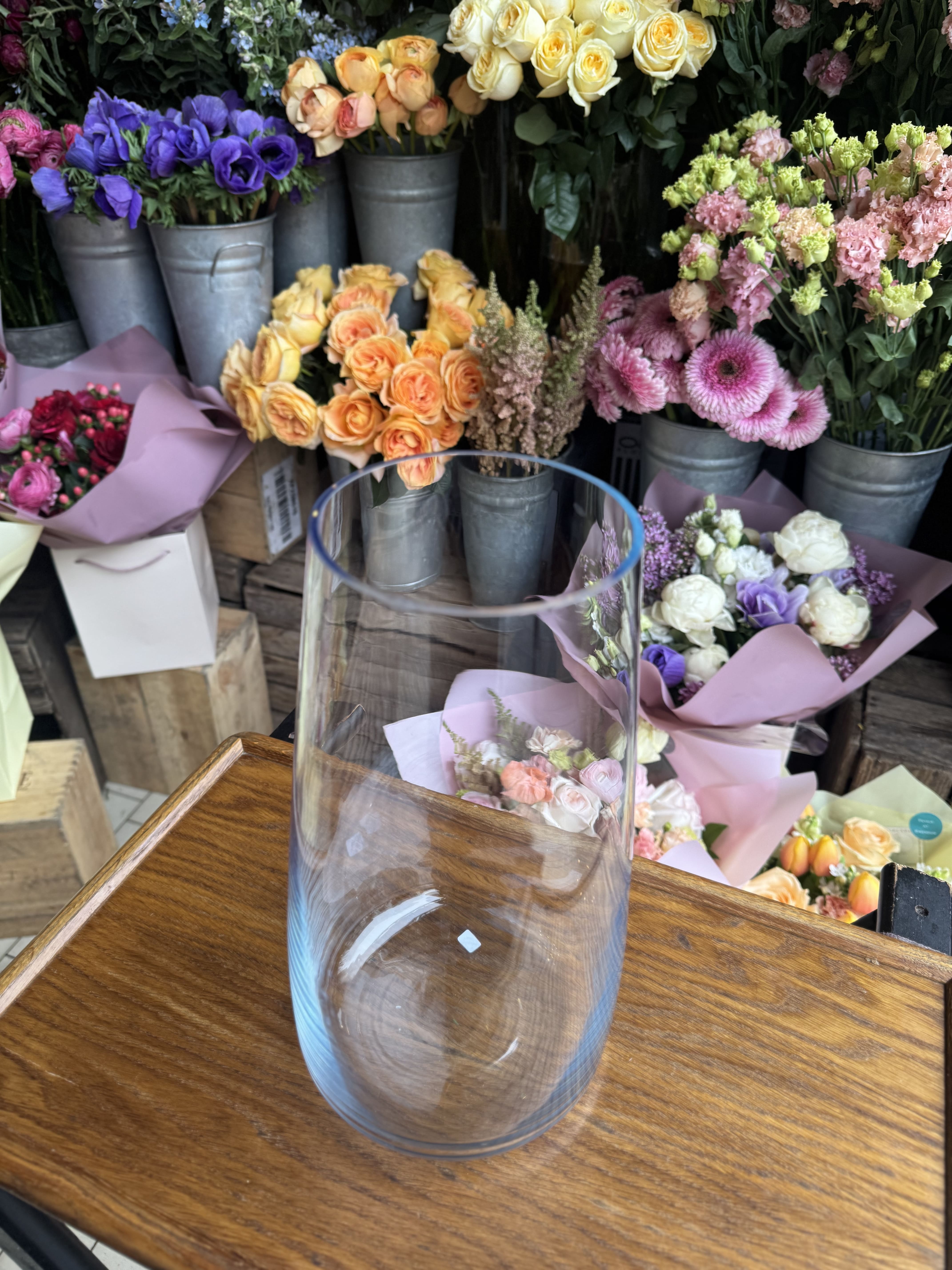 Petals Signature Clear Vase